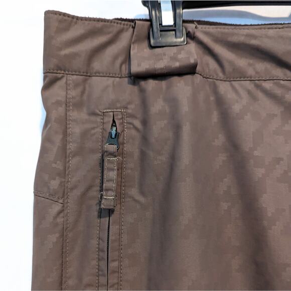 Columbia Ski Snowpants Hounds tooth Brown Size M - Picture 7 of 14